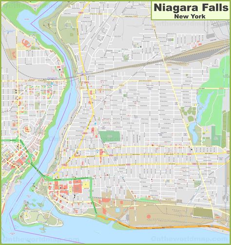 14302|map of niagara falls ny.